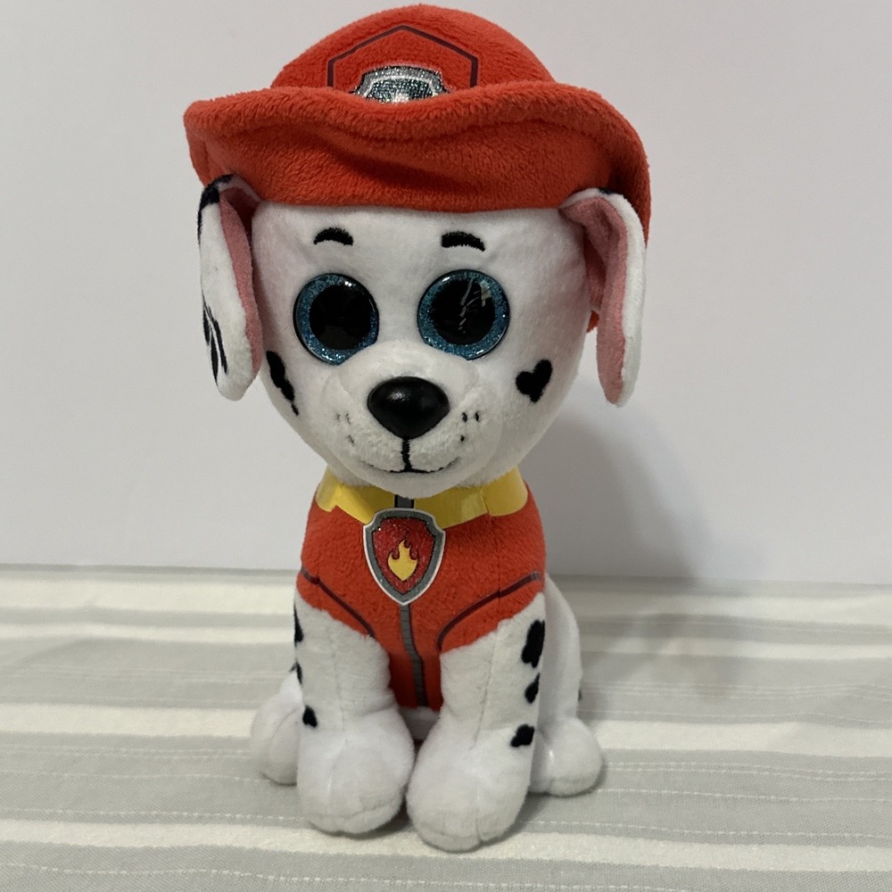 TY Beanie Boos Paw Patrol 6" Marshall the Dalmatian Dog Stuffed Animal Plush